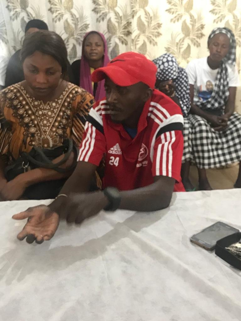 Bwiam Hospital staff audience